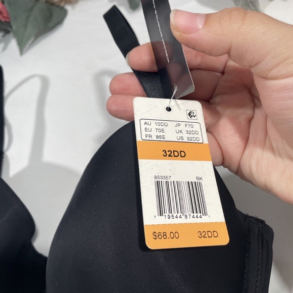 NWT WACOAL [ 32DD ] Lace Impression Underwire Contour Bra‎ in Black - Picture 7 of 12